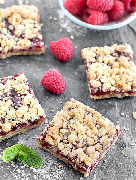 Raspberry Oatmeal Crumble Bars As Easy As Apple Pie