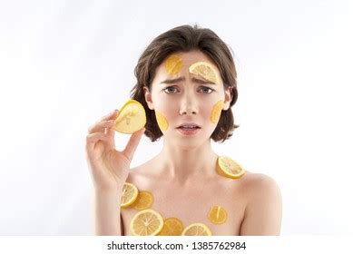 Close Portrait Worried Looking Naked Lady Stock Photo Shutterstock