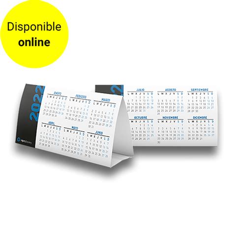 Imprimir Calendario De Mesa Triangular Personalizado