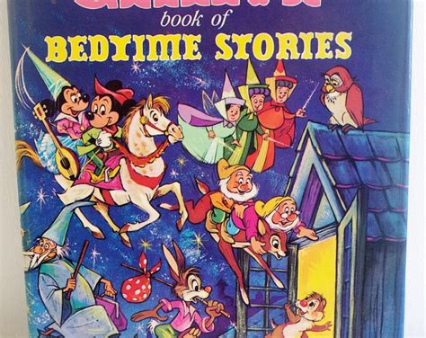 Vintage Book Walt Disney S Giant Book Of Bedtime Stories Published In