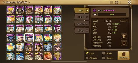 WTT C3 Arena C3 Rta VVIP Runes Big Account Global Summoners War