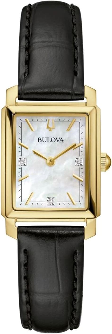 Bulova Damen Armbanduhr Sutton Mit Lederband P Amazon De Fashion