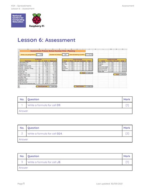 Summative Assessment Spreadsheets Ks4 Pdf Spreadsheet Information Retrieval