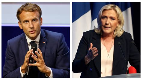 Présidentielle 2022 Emmanuel Macron Et Marine Le Pen En Tête Des Intentions De Vote Daprès