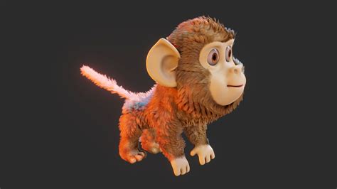 3D Modeling - Little Monkey - Blender - Blender Market