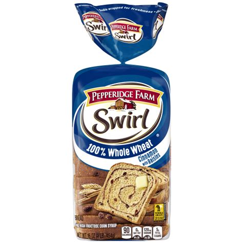 100% Whole Wheat Cinnamon with Raisins Swirl Bread - Pepperidge Farm