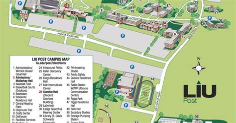 Liu Post Campus Map