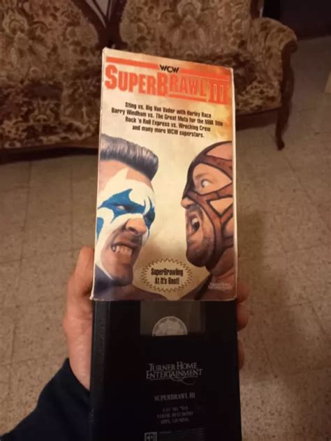 Wcw Superbrawl Iii Vhs Ntsc Wwf Wwe Aew Ecw Tna Eur Picclick It