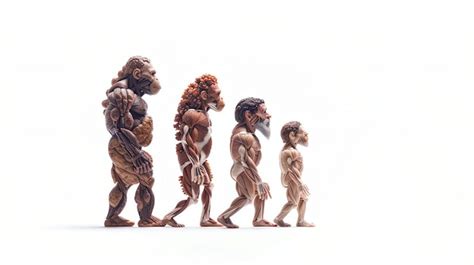 Esta Imagen Muestra La Evolución Del Hombre Desde El Mono Hasta El Hombre Moderno Es Una Gran