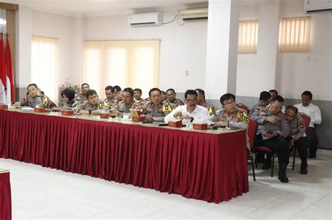 Komandan Yonmarhanlan Iv Batam Hadiri Rapat Koordinasi Kesiapan Pam