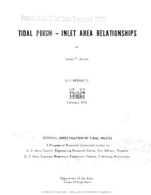 Fillable Online Tidal Prism Inlet Area Relationships Erdc Knowledge