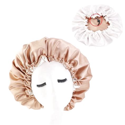 Bonnet En Satin Cheveux Boucl S