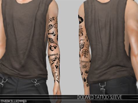 Doomed Tattoo Sleeve By Overkillsimmer From Patreon Kemono