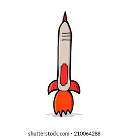 Cartoon Missile Stock Vector (Royalty Free) 215033731 | Shutterstock