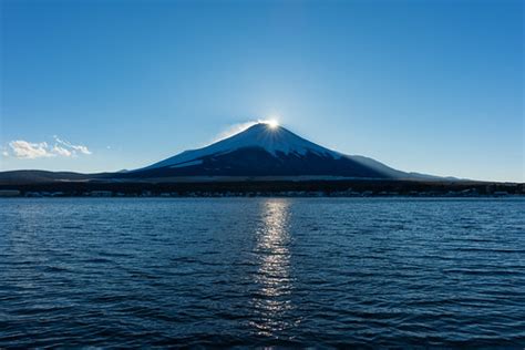 diamond of sunset | Diamond Fuji@Lake Yamanakako 山中湖・ダイアモンド富… | Flickr