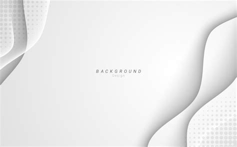Premium Vector | Abstract minimalist layer white wavy dynamic futuristic vector background design