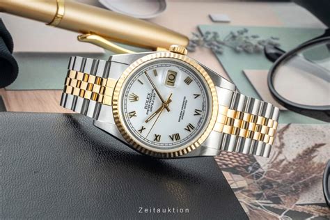 Rolex Datejust Stahl Gold Automatik Kal 3135 Ref 16233 2402216