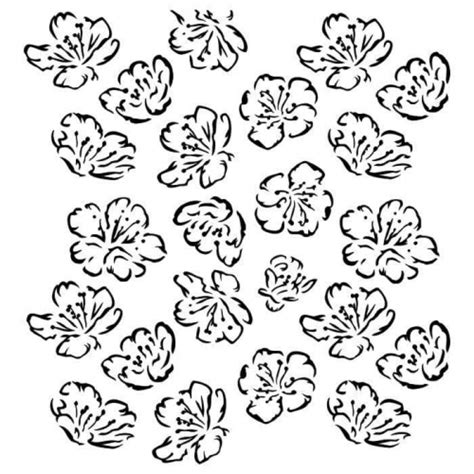 13 Arts Stencil Pastel Spring Spring Flowers Thats Crafty