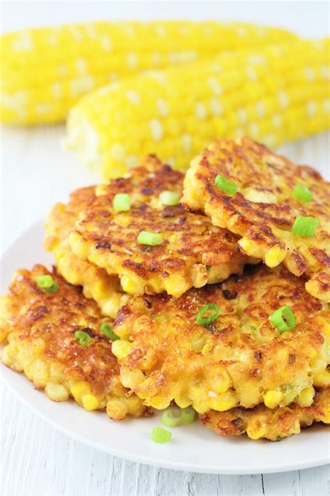 Easy Cheesy Corn Fritters • Now Cook This