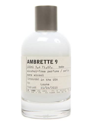 Ambrette 9 Le Labo 香水 一款 2006年 中性 香水