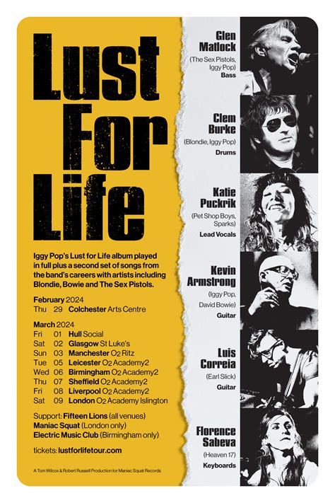 Lust for Life 2024: Clem Burke, Glen Matlock and Katie Puckrik reunite