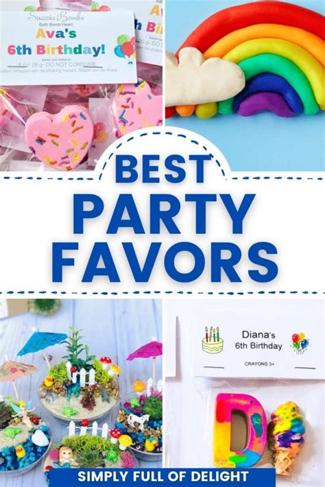 29 Incredible Ideas for a Party Bag (Unique Party Favors!)