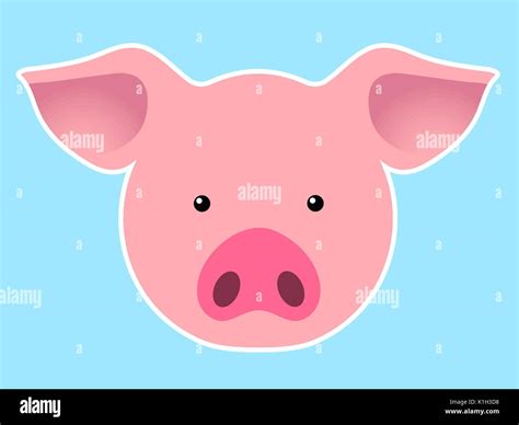 Pig Cartoon Face Hi Res Stock Photography And Images Alamy