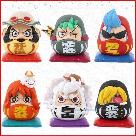 Yb One Piece Action Figure Daruma Nika Monkey D Luffy Sanji