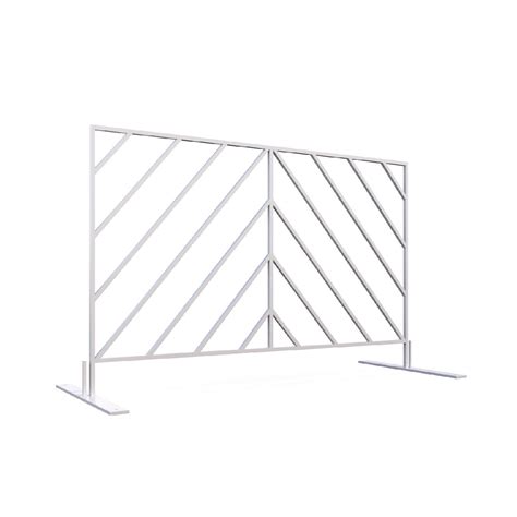 Mod Elite 6ft Fence Panel White Mod Fence Systems