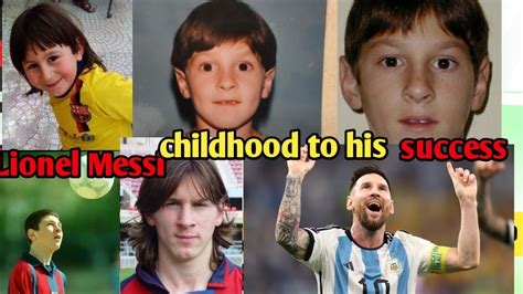 Lionel Messi childhood to his success journey video #messi #messiskills ...