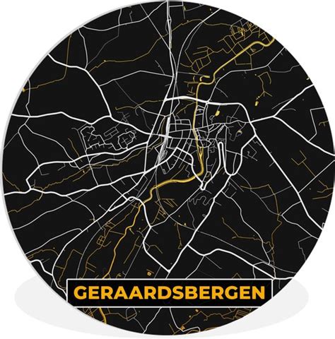 Wall Circle Wall Circle Indoor Or City Map Geraardsbergen Map