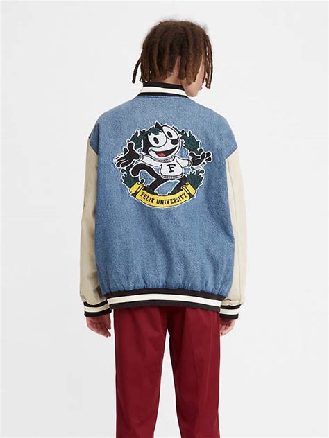 Levis® X Felix The Cat™ Letterman Jacket Blue Levis® Ca