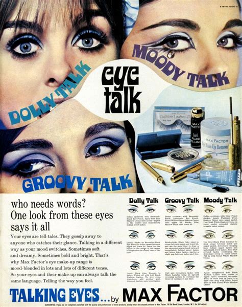 Eye Talk Max Factor Vintage Makeup Ads Makeup Ads Vintage Makeup