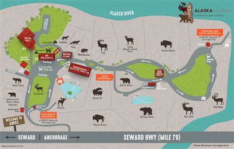 Alaska Zoo Map