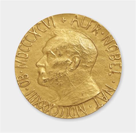 NOBEL PRIZE MEDAL. Nobel Peace Prize Medal awarded in 1909 to Auguste ...