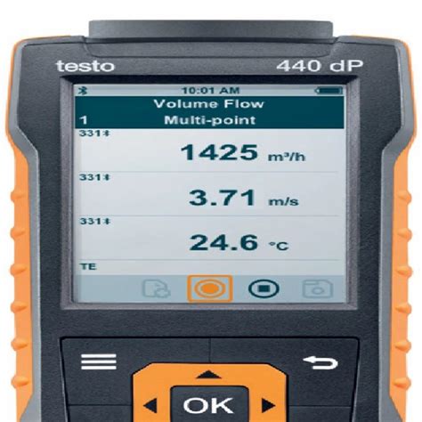 Digital Stainless Steel Testo Air Velocity Iaq Measuring