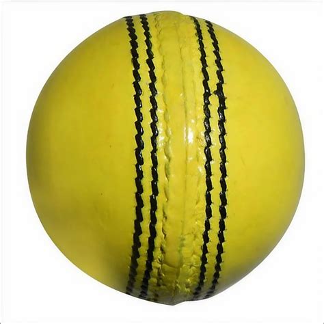 Yellow Hand Stitched Leather Cricket Ball At Best Price In Meerut Id