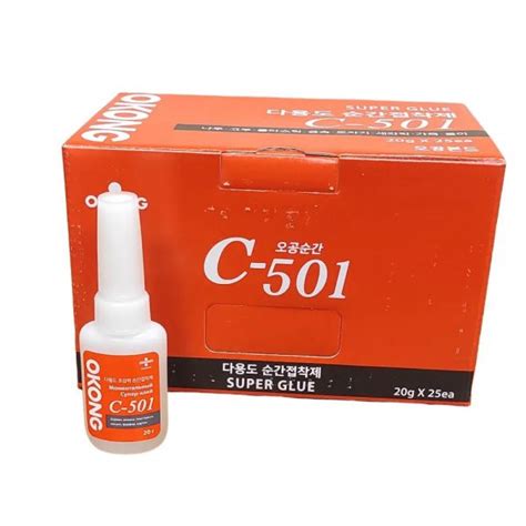 Household glue, Construction glue, Super glue OKONG c-501 20ml / 50ml ฿363