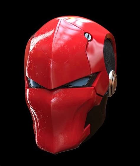 Red Hood Ronin Helmet Stl 3D File Etsy