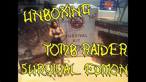 Unboxing Tomb Raider Survival Edition BRUTAL YouTube