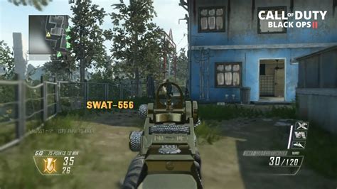 Call Of Duty Black Ops 2 Usando La Swat 556 2 Youtube