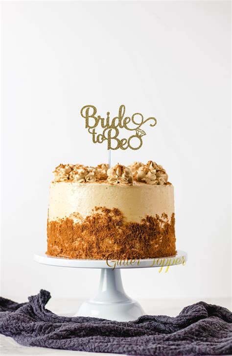 Bride Be Bridal Shower Wedding Cake Topper From Miss To Etsy