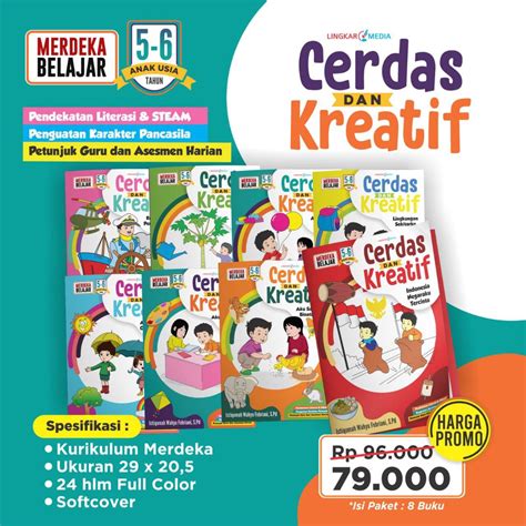 Jual Paket Cerdas Kreatif Buku Bahan Ajar Buku Materi SD Kurikulum