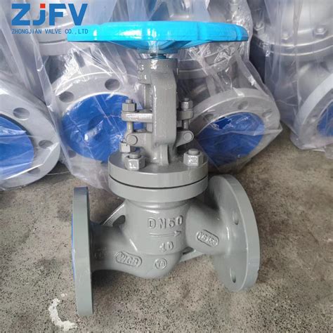 Pn40 DN50 Wcb Flange Connected Full Bore Globe Valve China Stop Valve