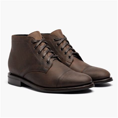 Men S Cadet Lace Up Boot In Tobacco Brown Leather Thursday