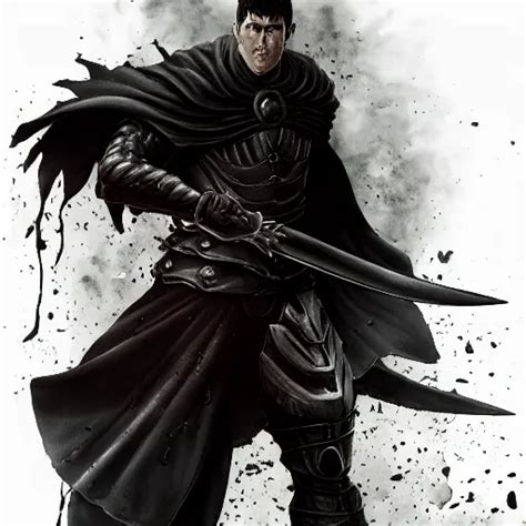 Portrait Of Guts From Berserk Big Sword Fierce Stable Diffusion