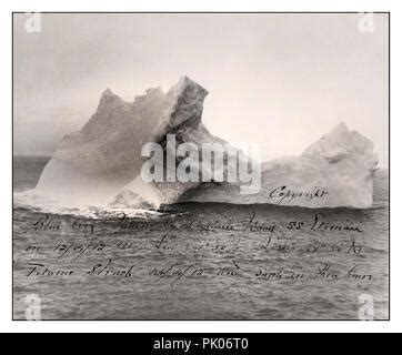 rms titanic sinking  stock photo alamy