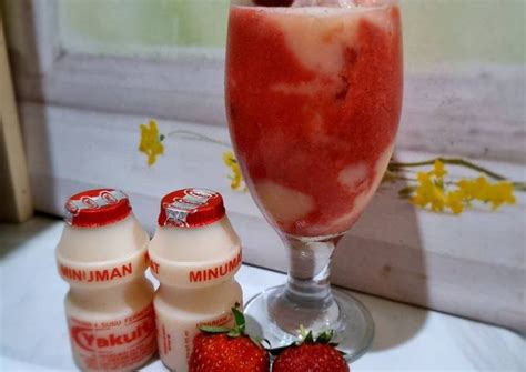 Resep Strawberry Yakult Oleh Dapur Sesma Cookpad