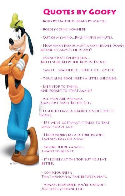 Goofy Cartoon Sayings