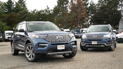 2020 Ford Explorer Platinum Vs 2019 Ford Explorer Platinum Youtube